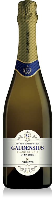 Gaudensius Blanc De Noir Etna Doc Metodo Classico Brut Firriato Cl 75 12 5