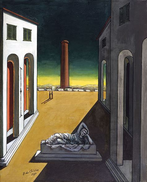 Giorgio De Chirico Piazza D Italia Pomeriggio D Arianna 1972 Mart