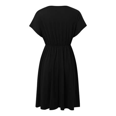 Fandaniv Dress 2024 Trendy Outfits Surplice Plus Size Vacation