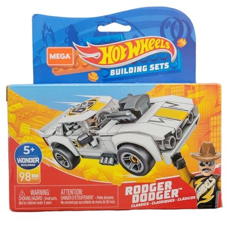 Hot Wheels Toys Hot Wheels Mega Construx Rodger Dodger Piece Building Set Nib Poshmark