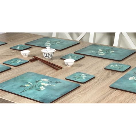 Square Drinks Coasters Infinity Corkbacked