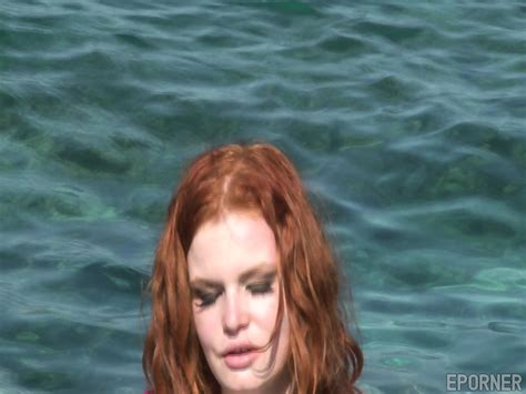 Naked Redhead On Beach