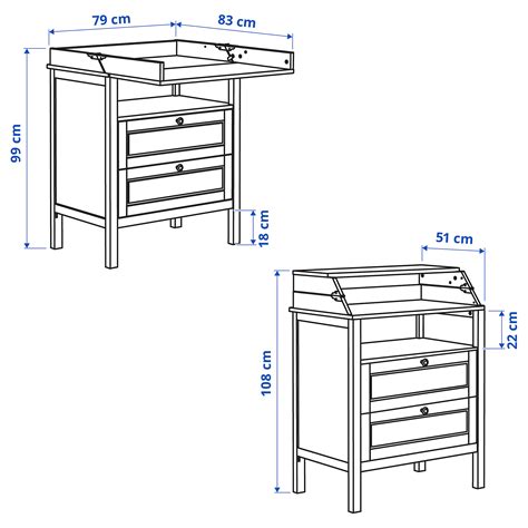 Sundvik Meja Ganti Popok Bayi Lemari Laci Abu Abu Ikea Indonesia