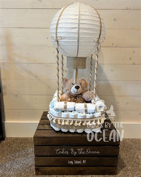 Instructions Hot Air Balloon Diaper Cake DIY Diaper Cake How To Make A Hot Air Balloon