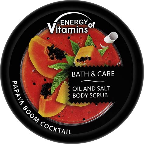 Energy of Vitamins - Масляно-солевой скраб для тела питательный "Масло ...