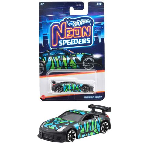 Машинка коллекционная Mattel Hot Wheels Неоновые спидеры ASST 2024 HLH72 NISSAN 350Z купить с