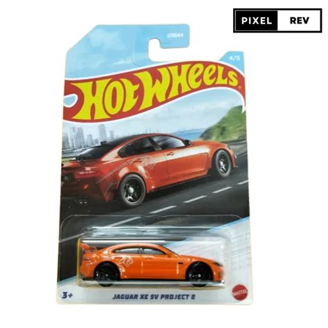 Hot Wheels Jaguar XE SV Project Firesand Orange