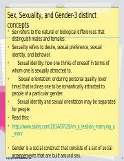 Understanding Sex Gender And Feminism Course Hero