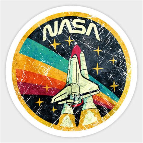 Nasa Space Force Shuttle Ship Decal Decor Car Bumper Bottle Laptop