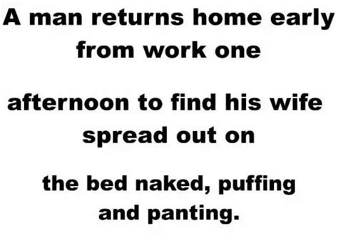 One Day He Found His Wife Naked On Bed