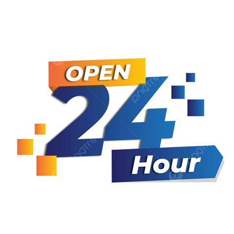 24 小時營業標誌 向量 24小時開放 24小时 永遠開放向量圖案素材免費下載，png，eps和ai素材下載 Pngtree