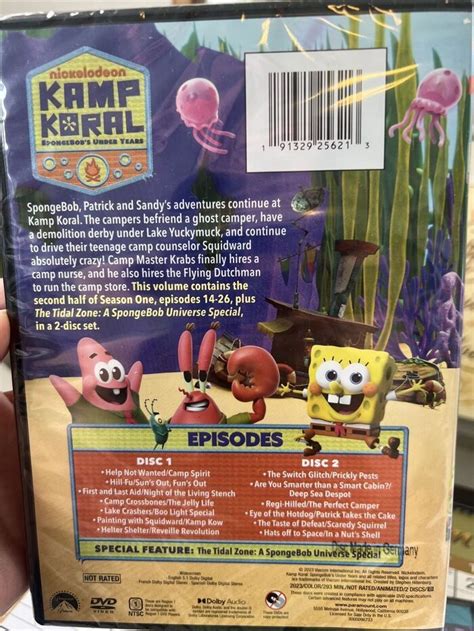 Kamp Koral Season 1 Volume 2 Encyclopedia SpongeBobia Fandom