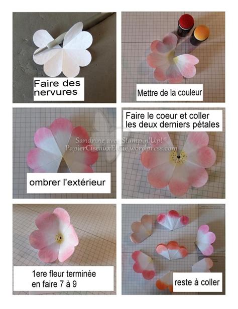 Blog Hop De La Stampinclass Sp Cial Printemps Carte Pop Up Fleurie