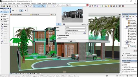 Rendu Sur Archicad Avec Les Options Avanc Es De Cinerender Youtube