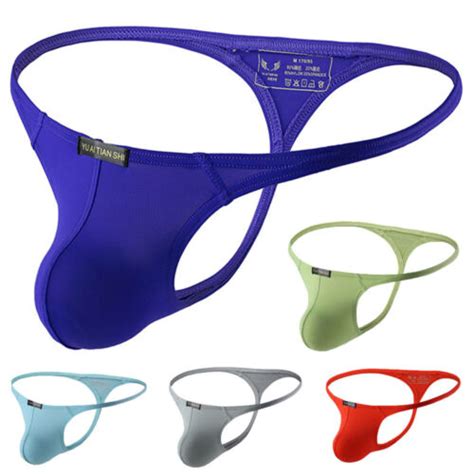 Herren Tanga Slip Mit Tasche Micro Bikini T Rücken Unterwäsche Bikini Slip F eBay de