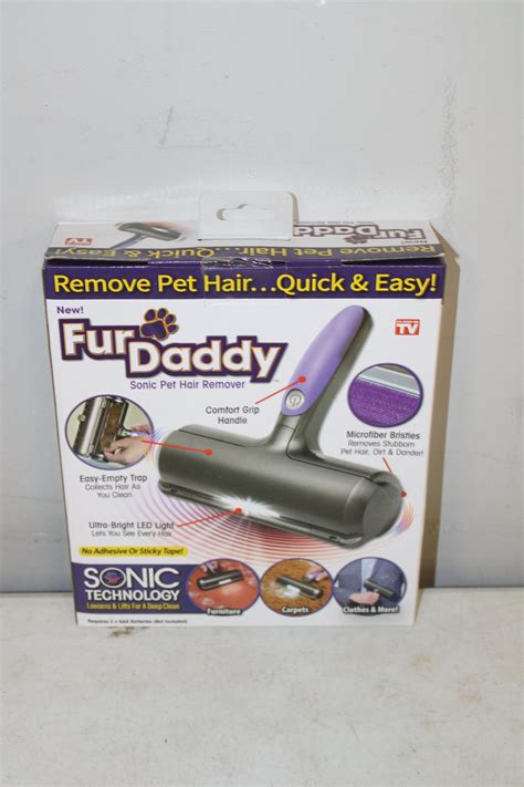 Fur Daddy Light Weight Cordless Sonic Pet Hair Removal #1866975 ...