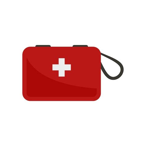 Premium Vector Survival First Aid Kit Icon Flat Illustration Of