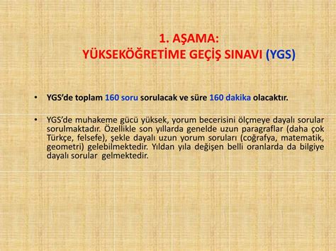 PPT 2014 YGS ve LYS SİSTEMİ PowerPoint Presentation free download