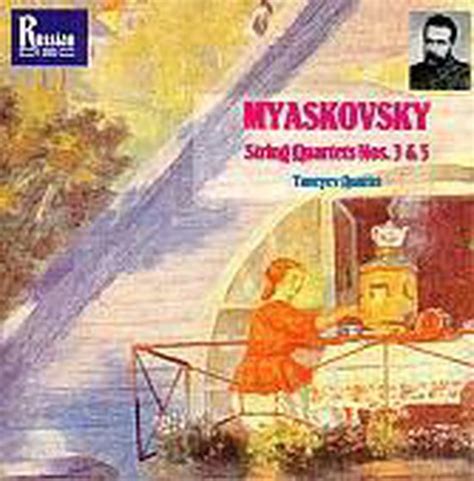 Myaskovsky String Quartets Taneyev Quartet Cd Album