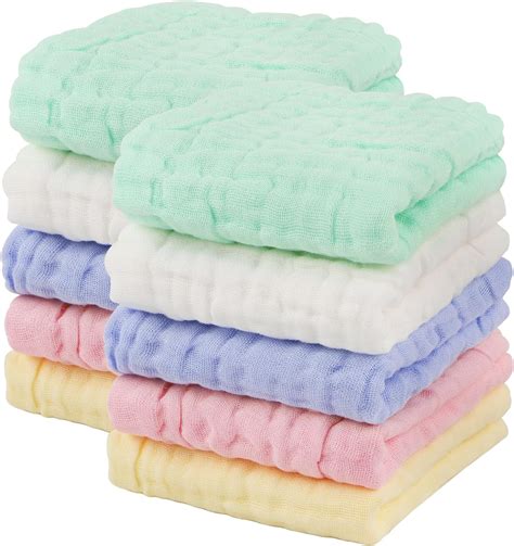 Amazon Viviland Baby Muslin Washcloths Pack For Baby S