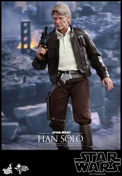 Toyhaven Hot Toys Star Wars Episode Vii The Force Awakens Th Scale Han Solo Collectible Figure