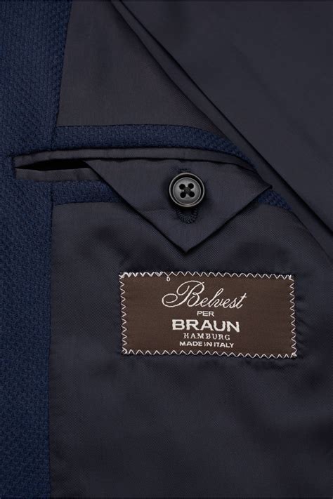 BELVEST cashmere smart-casual jacket navy | BRAUN Hamburg