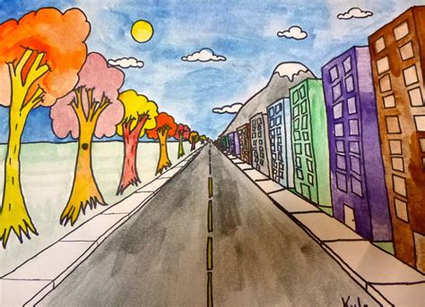 1point Perspective Drawing