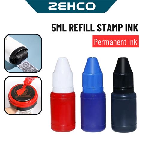 5ml Refill Ink For Privacy Roller Stamp Chop Seal Roller Stamp Ink