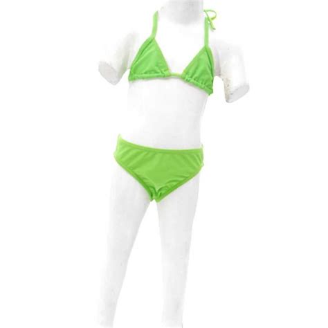 Maillot de bain Enfant Bikini 3 pièces Kan Vert Pistache Last Price