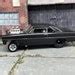 Custom Hot Wheels Chevy Super Nova Drag Car Gasser Custom Painted Satin Black Ex Black Hole