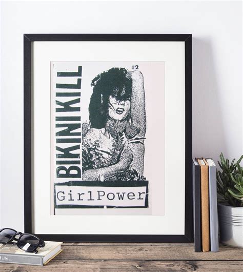 Bikini Kill Vintage 90s Punk Kathleen Hanna Girl Power Magazine Poster 5 Sizes Available Etsy