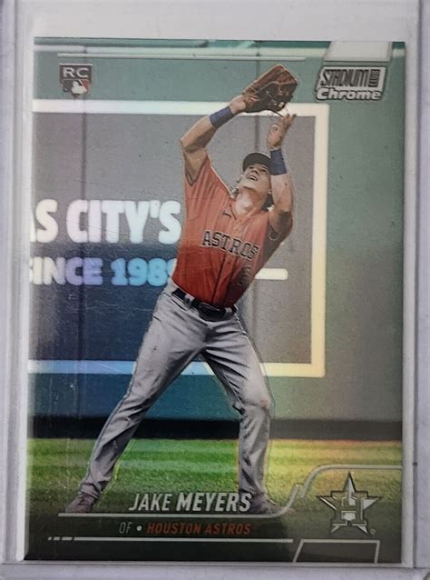 Jake Meyers RC 2022 Topps Stadium Club Chrome Refractor Houston Astros