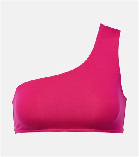Eres Symbole One Shoulder Bikini Top In Pink ModeSens