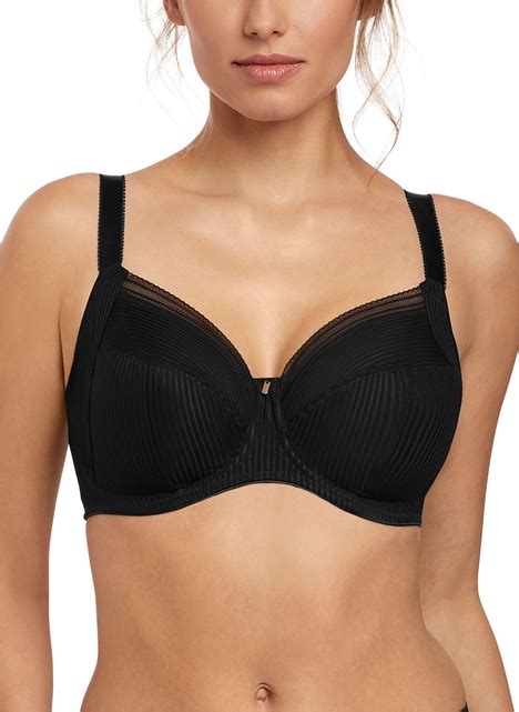 Vollschalen Bh Mit B Gel Fusion In Schwarz Von Fantasie Lingerie Damenunterw Sche Xxl