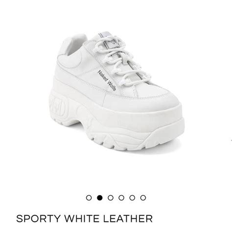 Naked Wolfe Women S White Footwear Depop