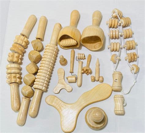 Kit Pro Maderoterapia Colombiana Pcs Woodtherapy Tool Etsy