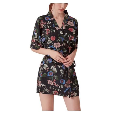 Femmes Sexy Lingerie V Tements De Nuit Satin Soie Babydoll Lace Up
