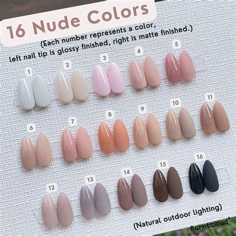 The Perfect Nude Solid Nude Neutrals Press On Nails Custom Hand Painted Nails Solid