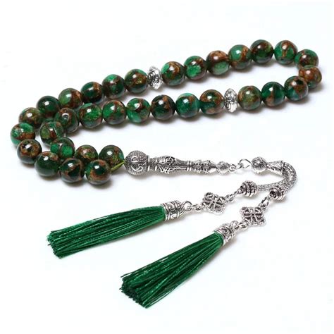 Green Aqeeq Tasbih Atelier Yuwa Ciao Jp