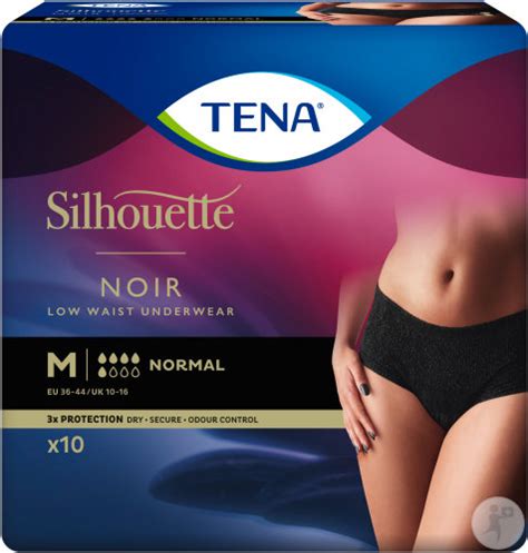 Tena Silhouette Normal Noir Low Waist Underwear Größe M Einwegunterwäsche 0 Stück 795516