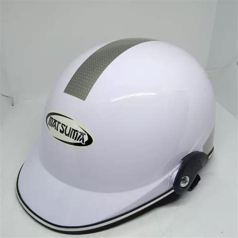 Casco Para Moto Tipo Cachucha Blanco Gris Economico Meses Sin Intereses