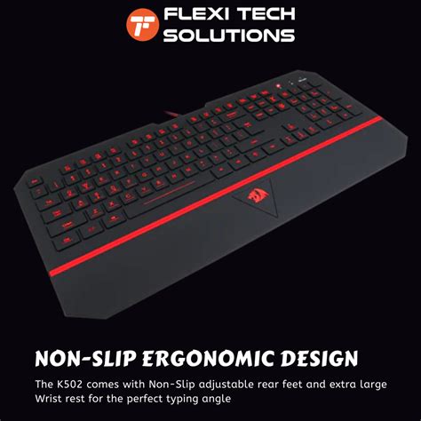 REDRAGON K502 Karura 7 color backlight gaming keyboard Wired – Flexi Tech