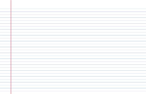 Printable Lined Paper Landscape