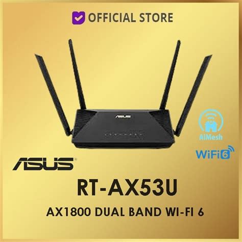 Jual Asus Rt Ax U Ax Dual Band Wifi Wireless Router Aimesh Rt