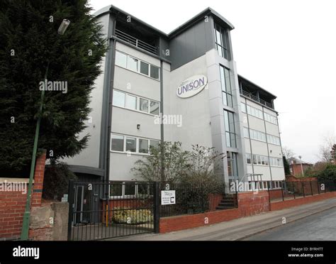 Unison Area Office In Nottingham England Uk Stock Photo Alamy