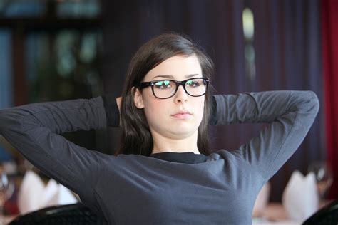 Lena Meyer Landrut Singer Women Celebrity Brunette Women With Glasses