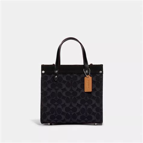 Coach® Field Tote 22 In Signature Denim