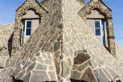 Dragon Head Roof Of Torre Bellesguard House In Barcelona Catalonia