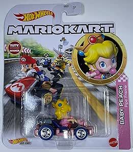 Amazon Hot Wheels Mario Kart Baby Peach Pipe Frame Mint Nrmint Ships Bubble Wrapped