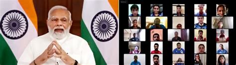 PM Modi Interacts With India S CWG 2022 Squad Photos HD Images